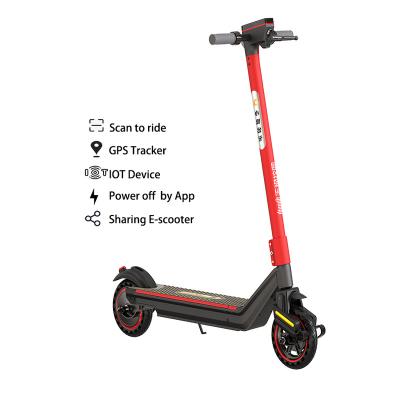 China kukudel unisex gps app controlled rental tracker public sharing electric scooter green for adults for sale