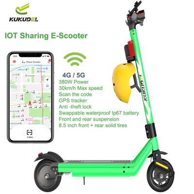 China Unisex iot device e-scooter sharing electric scooter for ride share solution rental business for sale