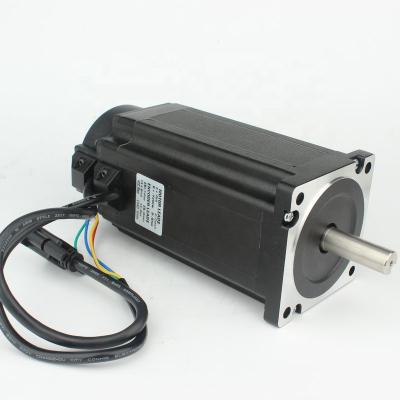 China NEMA 34 86mm Servo Motor Hybrid Closed Loop CNC Machine High Torque 12N.m Stepper Motor JK86HSN120 for sale