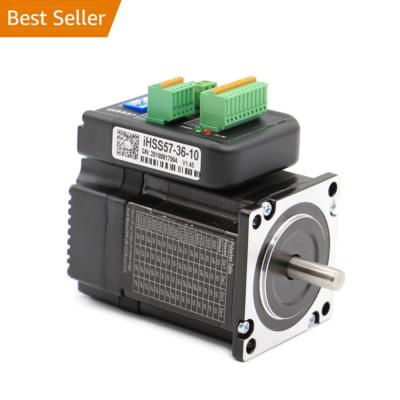 China Hybryd 57mm 1N.m Stepper Motor Servo NEMA 23 Integrated Closed Loop Stepper Motor IHSS57-36-10 for sale