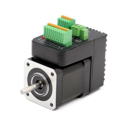 China 42 Line Encoder Drive Integrated DC Servo Motor Control Nema17 1000 Integrated Hybrid Servo Motor For CNC Machine Tool 5*24mm for sale