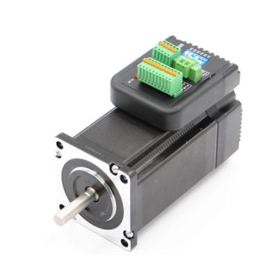 China China Nema24 36v 3.0n.m High Torque 2 Phase Hybrid Closed Loop Integrated Servo Stepper Motor With 8*31mm Driver for sale