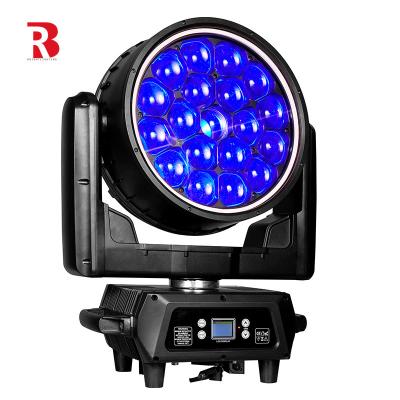 China 100V 240V Bee's Eye 19*40W DMX RGBW 4in1 Mini LED Spot Moving Head Light DMX Te koop