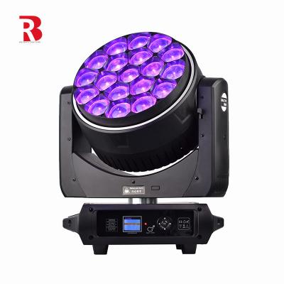 Chine LED Bee eye 19PCS 40W RGBW 4in1 LED tête mobile éclairage de scène pour mariage à vendre