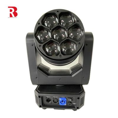 중국 LED 빔 미니 LED 이동 헤드 7pcs 40W RGBW 4 In 1 LEDs Beeye 스테이지 라이트 판매용