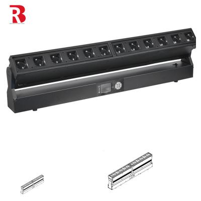 중국 12pcs 40W RGBW 4 In 1 LED 이동 헤드 빔 스팟 라이트 나이트 클럽 판매용