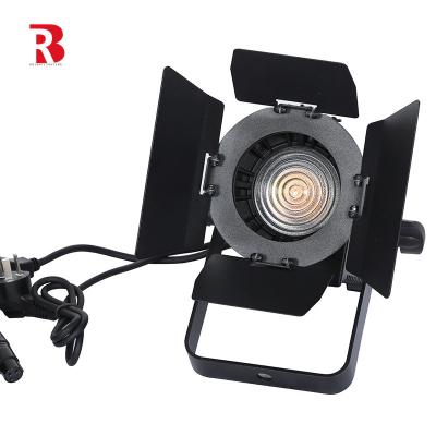 China 60W LED Mini Fresnel Spotlight 60w Single WW / CW Zoom Stage Studio Light for sale