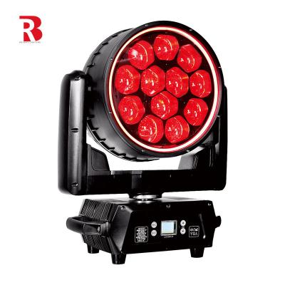 China Hoge helderheid LED bewegende kop Beeye Stage 12pcs 40W RGBW Zoom Wash Light Te koop