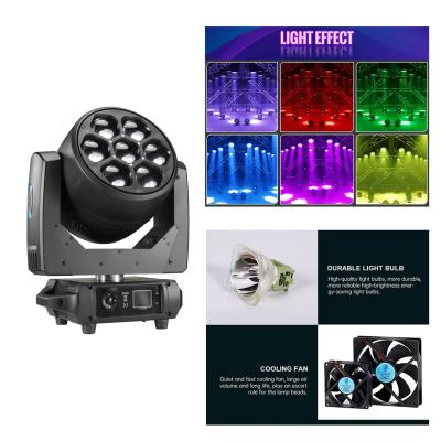 중국 음악 페스티벌 LED DMX512 이동 머리 Beeye 줌 빔 스테이지 7pcs 40W 4in1 라이트 판매용