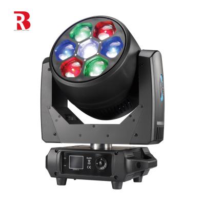 China DMX LED Moving Stage Head Beeye ZOOM Rotation Beam 7pcs 40W 4in1 Indoor Light for sale