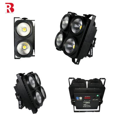 중국 스튜디오 TV 필름 Dmx 스트로브 2x100w 2 눈 LED 관객 블라인드 라이트 4x100w 4 눈 LED 블라인드 판매용