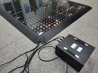 China LED Wireless Dancing Floor Program Customizable DJ ABS Housing Mat Indoor for sale