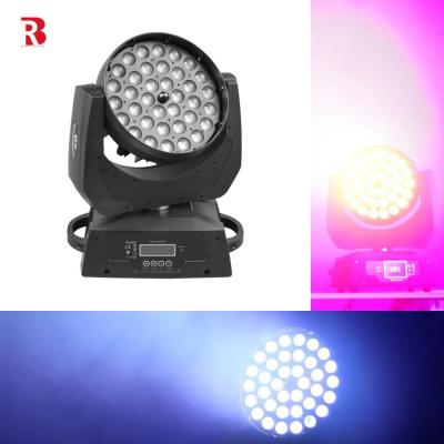 China 4in1 Rgbw Zoom Led 36pcs X 10w Moving Head Wash Light for Professional Event Lighting for sale