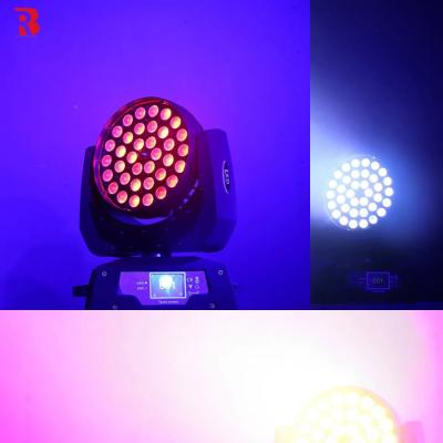 China Create Dramatic Atmospheres With 36pcs X 10W RGBW 4-In-1 Zoom LED Moving Head Wash Light for sale