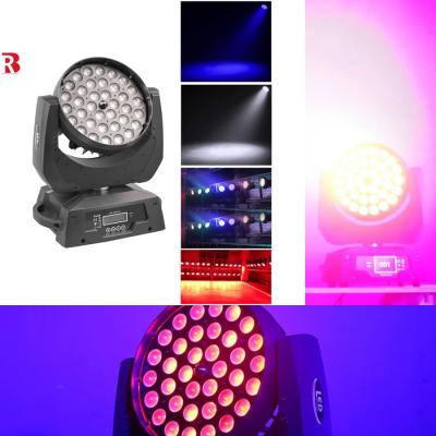 China Create Stunning Displays With 36pcs X 10W RGBW 4-In-1 Zoom LED Moving Head Light for sale