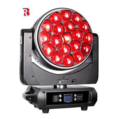 China LED Bee eye 19PCS 40W RGBW 4in1 LED Moving Head Stage Light for sale