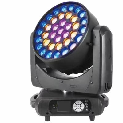 China 48CH High Brightness LED Moving Head Light 37*15W LED RGBW  Mini Laser Stage Led Spot Pro Lighting Led Bar for sale