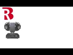 12pcs Double Twins Arm Beam Moving Head Light With Red+Green Laser