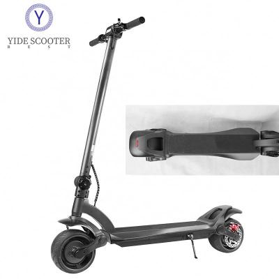 China 2020 New Model Alluminum Alloy Wide Wheel 48V 500W Hub Motor Electric Kick Scooter for sale