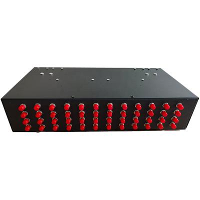 China FTTH Connect 48 Core Fiber Optic Metal Terminal Box Wall Mount Odf for sale