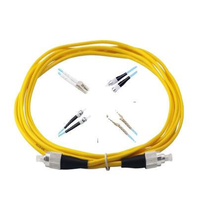 China FTTH Connect Duplex Single Mode 9/125 Fiber Optic Patch Cord High Quality Sc/upc-sc/upc for sale