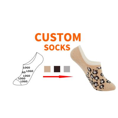 China New design QUICK DRY invisible best quality leopard socks custom OEM socks women for sale