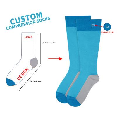 China Best Selling High Quality Bamboo Socks QUICK DRY Bamboo Embroidery Custom Blue Fiber Socks Sock Making for sale