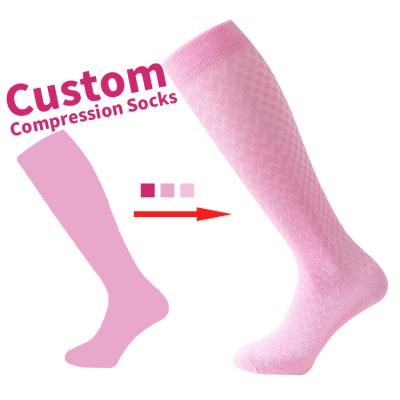 China QUICK DRY Eco-Friendly Customized Bamboo Compression Pads Medical Nurse Medical Knee High Pads With Logo for sale