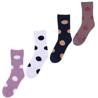 China Custom fashion design multicolor vintage QUICK DRY deep thongs warm knitted socks girls winter crew socks woolen cotton kids anti slip socks for sale