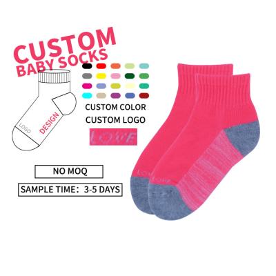 China Eco-Friendly QUICK DRY Custom Logo Baby Label Cotton Infant Socks Bamboo Organic Baby Socks for sale