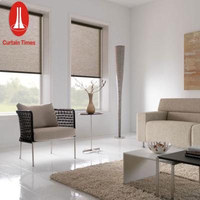 China Minimalist Multi Fabric Window Shades Newcomers Motorized Blinds Tubular Sunscreen Sheer Roller Shading for sale