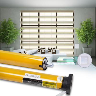 China Eco-friendly Automatic Motorized Indoor Control Day Night Window Shades Blackout Polyester Zebra Blinds for sale