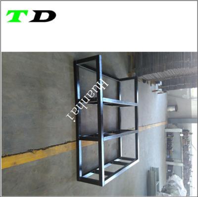 China OEM 50x50mm square tube carbon steel with black powder coating metal welding for sale