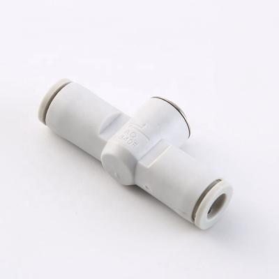 China Suitable For Quick Fit Plastic Quick Fit 3 Way T Type Pneumatic Air Tube Cheap Hose Material for sale