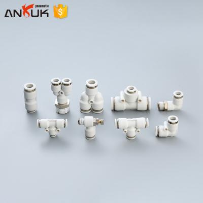 China Suitable For Male Thread Elbow Pipe SMC Material Pneumatic Air Fittings Type Air Fittings Plastic Pneumatic Fittings for sale