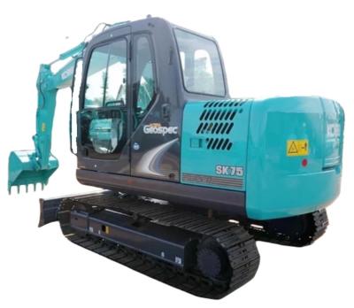 China SK75 kobelco used excavator used japan kobelco mini excavator low price on sale for sale