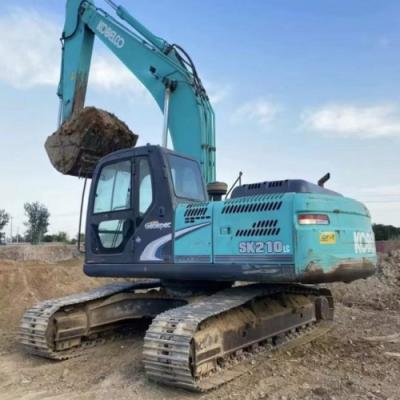 China Personal single-hand pure earth-moving 2-hand excavator for crawler excavator Kobelco 210 excavator for sale for sale