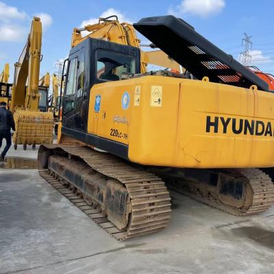 China 22 ton made in China used hyundai excavator good condition hyundai used excavator less hours at low price for sale for sale