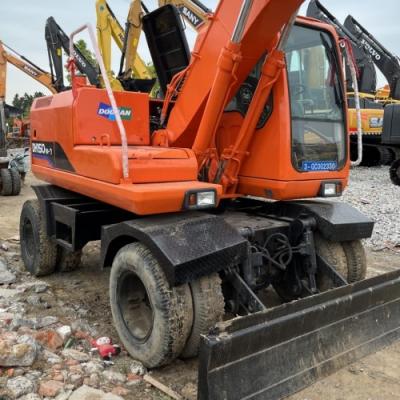 China 15t gebruikte wielen graafmachine Doosan DH150W gebruikte graafmachineapparatuur Te koop