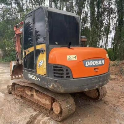 China Originele gebruikte Doosan-graafmachine Dh60-7 Komatsu tweedehands graafmachine Te koop