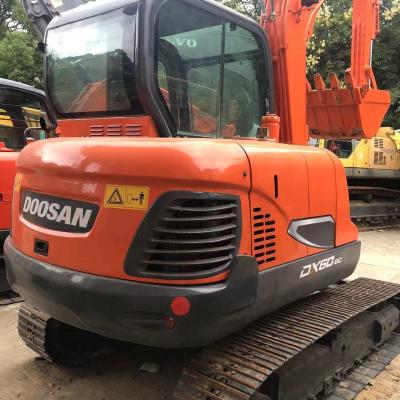 China DX60-9 Used Doosan Excavator Fuel Saving High Performance Equipment for sale