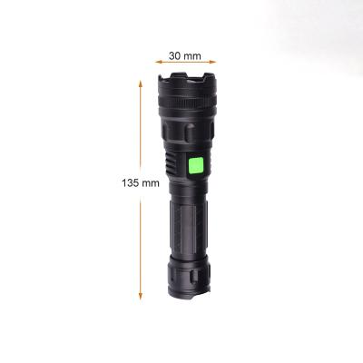 China Zoomable Led Big Point Light Plastic Solar Rechargeable Tactical Red Sight Torch 60w Cob Snake UV Flashlight For Led Tech Inspection for sale