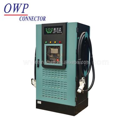 China Electric Car 60kw Type - 2 ev Car DC Battery Fast Charging Station for sale