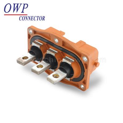 China New Energy Vehicle Sealed High Voltage Electrical Coupling Connector Plug Manufacturer for sale