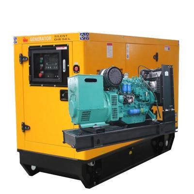 China Global warranty factory price 30kva soundproof diesel generator GF24D for sale