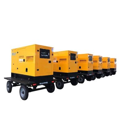 China Land Use GF20C DCEC Engine Brand 4B3.9-G1/G2 20kw/25kva Mobile Diesel Generator Set Price for sale