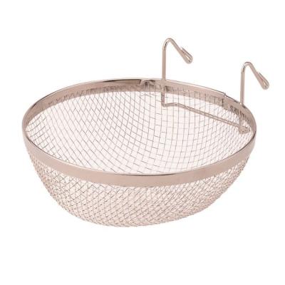 China Best Selling Viable Pet Bird Props 12cm Dia Metal Bird Nest for sale