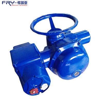 China Commercial Kitchen Electric Direct Through Ball Valve CI2701 Bernard Industrial Actuator ST6 for sale