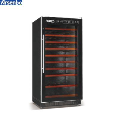 China Arsenbo Type Luxury Wine Glass Display Door Air Cooling Door Household Red Wine Hotel Chiller Refrigerator for sale