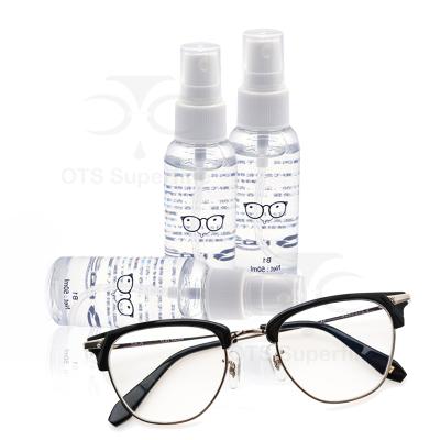 China Glasses/Alcohol Free IPA Free Screen/Glass Private Label All Natural Formula Chemical Free Advanced Vegetable Eyeglass Glass Remover Spray Disposable for sale